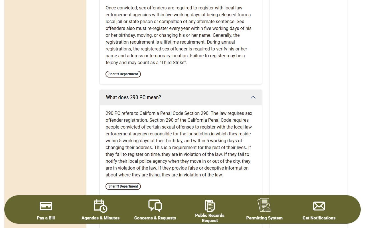 Mariposa County Sheriff sex offender information